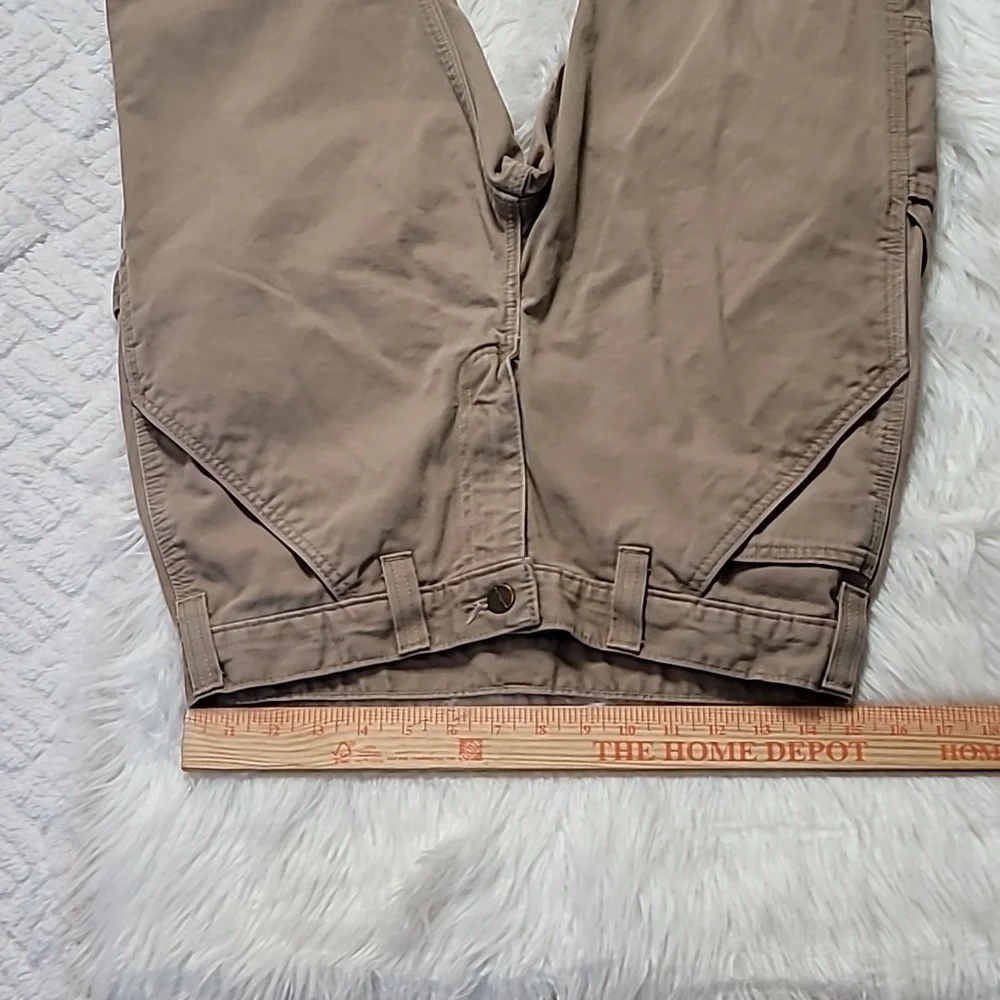 Carhartt B324 DKH Carpenter Pants Men’s 31x32 Tan Dungaree Fit Workwear Utility